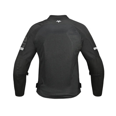 ViaTerra fender – urban mesh riding jacket with base layer (back-black)