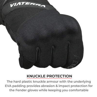 ViaTerra fender – daily use motorcycle gloves for men have knuckle protectors