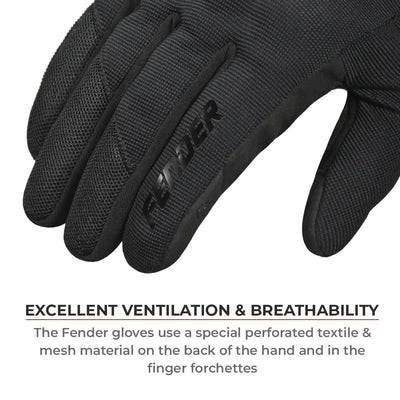 ViaTerra fender – daily use motorcycle gloves for men have excellent ventilation and breathability