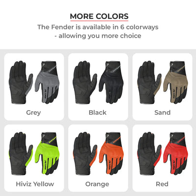 ViaTerra fender – daily use motorcycle gloves for men's have multiple colors