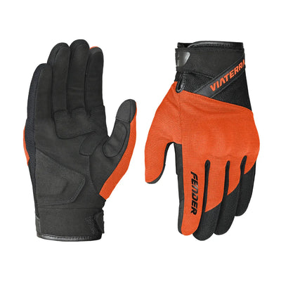 ViaTerra fender – daily use motorcycle gloves for men (orange)