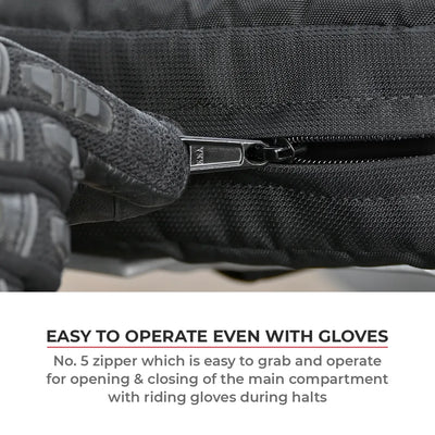 ViaTerra trailpack for bmw g 310 gs is easy to operate even with gloves