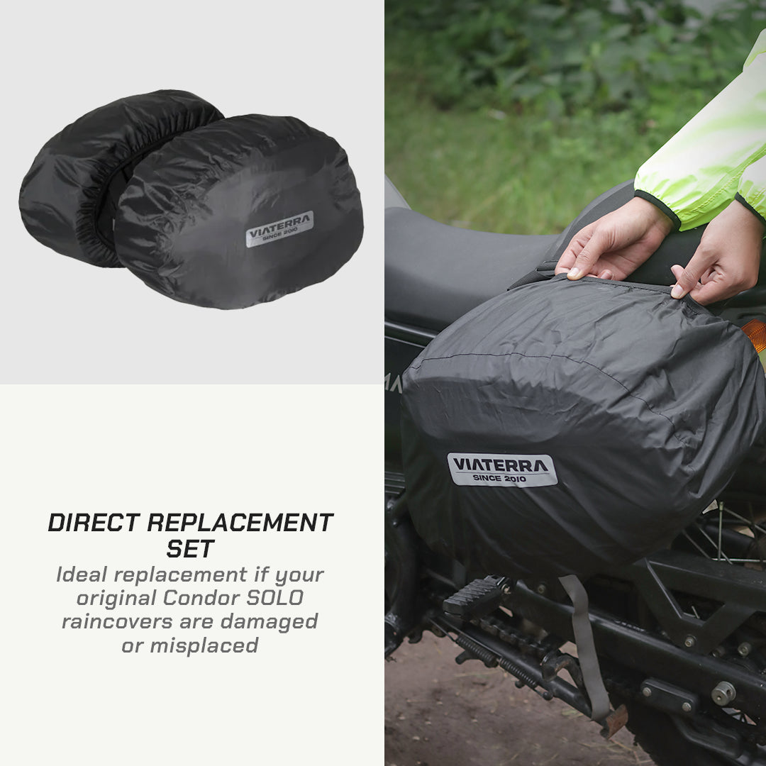 REPLACEMENT RAINCOVERS - CONDOR 2UP MOTORCYCLE SADDLEBAGS