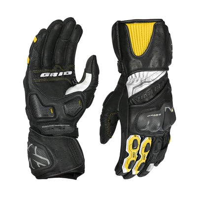 GRID MK3-Full Gauntlet Gloves-yellow