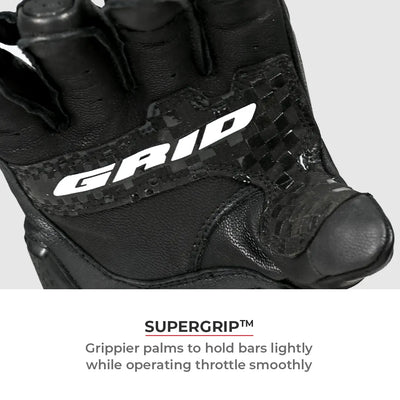 Grid MK3-Full Gauntlet Gloves have supergrip