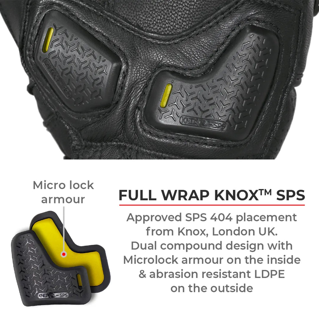 Color_Common ViaTerra grid – full gauntlet motorcycle riding gloves have full wrap knox SPS