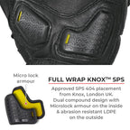 Color_Common ViaTerra grid – full gauntlet motorcycle riding gloves have full wrap knox SPS