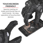 Color_Common ViaTerra grid – full gauntlet motorcycle riding gloves have a touchscreen friendly