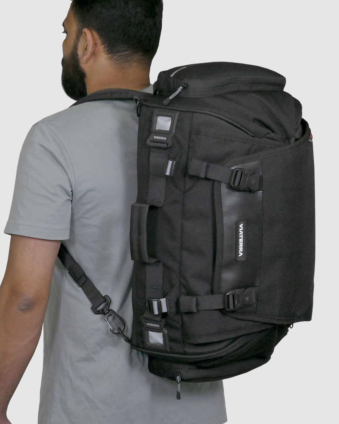 Hyper Rider Bag Hammerhead 45 Universal Motorcycle Tailbag | 45L Waterproof Luggage ...