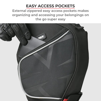 RE Himalayan 450 Trailpack have easy access pockets