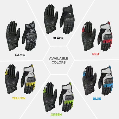 Holeshot Pro Hybrid Gloves have multiple color options