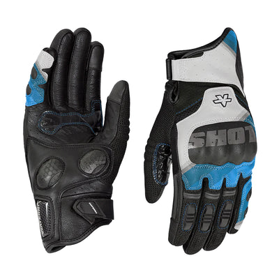 Holeshot Pro Hybrid Gloves-blue