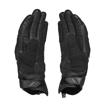 ViaTerra holeshot – short motorcycle riding gloves for men (front)