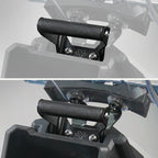 KTM Adventure 250 GEN 2 Mobile Mount Close-up of a motorcycle handlebar with a black grip on a gray background