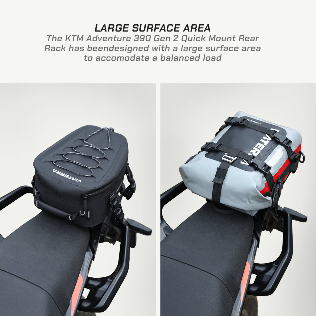 QUICK MOUNT REAR RACK - KTM Adventure 390 Gen 2