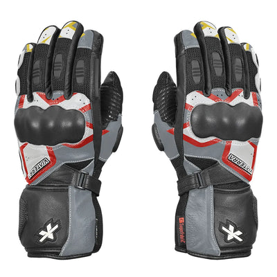 ViaTerra kruger – motorcycle touring riding gloves (sunsetred)