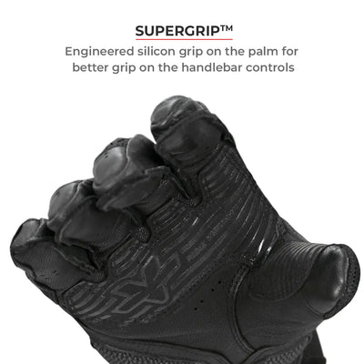 ViaTerra kruger – motorcycle touring riding gloves have supergrip