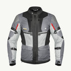 color_grey Grey Kruger pro Touring Motorcycle Jacket
