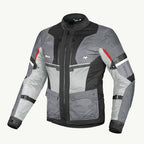 color_grey Grey Kruger pro Touring Motorcycle Jacket