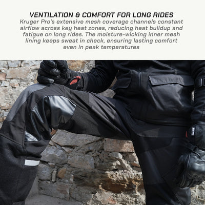 Kruger PRO Pants Ventilation & Comfort for Long Rides