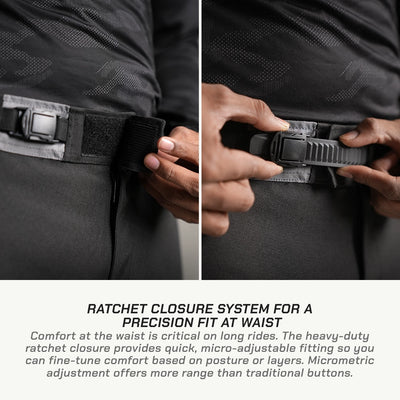 Kruger PRO Pants Ratchet Closure System for a Precision Fit at waist
