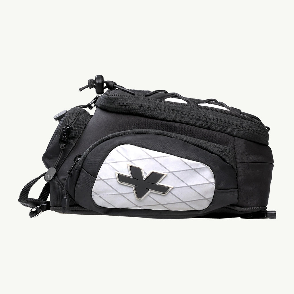 LFA - Tank Bag - Enduro Black motorcycle tank bag with a brand logo on a white background