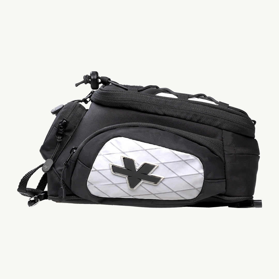 LFA - Tank Bag - Enduro Black motorcycle tank bag with a brand logo on a white background