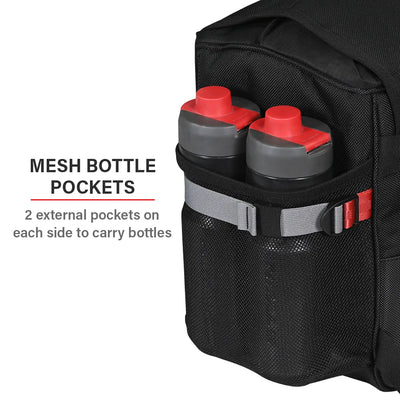 ViaTerra LEH saddlebags mesh bottle pocket