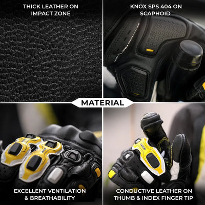 GRID MK3-Full Gauntlet Gloves-Material