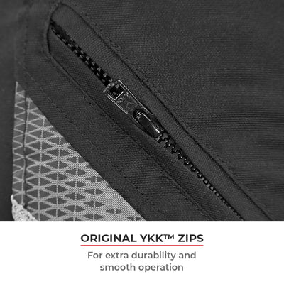 ViaTerra miller – street mesh riding pants with liners have original YKK zips
