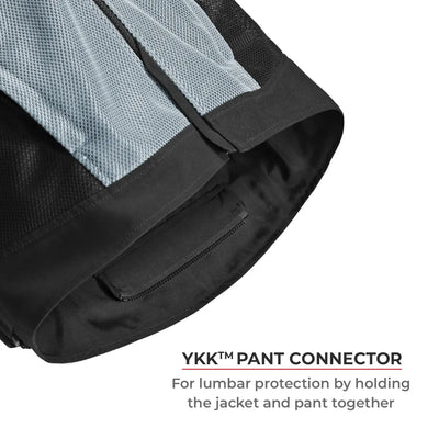 ViaTerra miller – street mesh riding jacket with liners have YKK pant connector