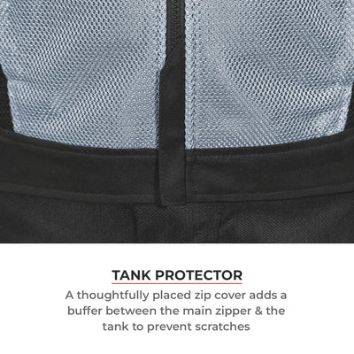 ViaTerra miller – street mesh riding jacket has tank protector