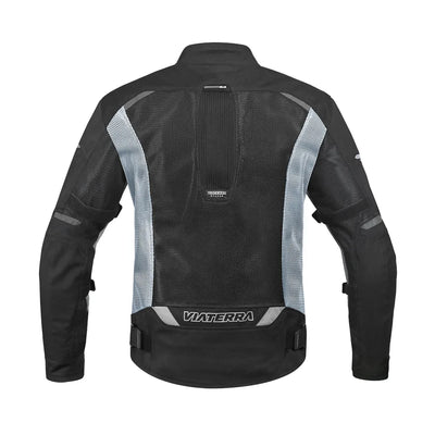 ViaTerra miller – street mesh riding jacket with liners (back-black)