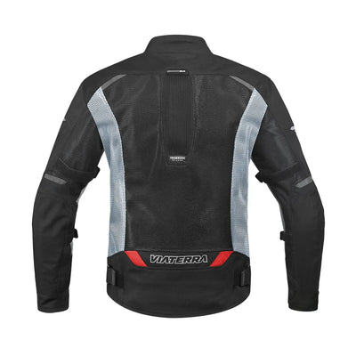 ViaTerra miller – street mesh riding jacket with liners (back)