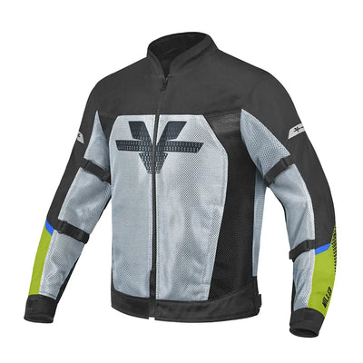 ViaTerra miller – street mesh riding jacket with liners (side-green)