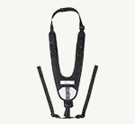 Mounting Harness - 1 No. Black suspenders on a white background