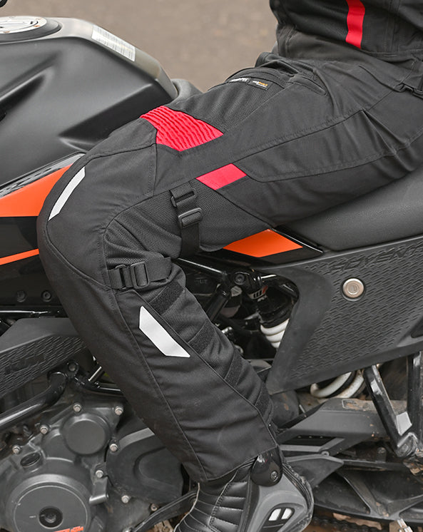 RYNOX Gears  Our entire range of riding pants now with CE Level 2 Knox  Microlock Protection CE Level 2 Knox Microlock hip and kneeshin protector   Stealth Evo Pants  Storm