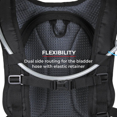ViaTerra marine neo hydration pack with hydrapak 2l (red) has flexibility