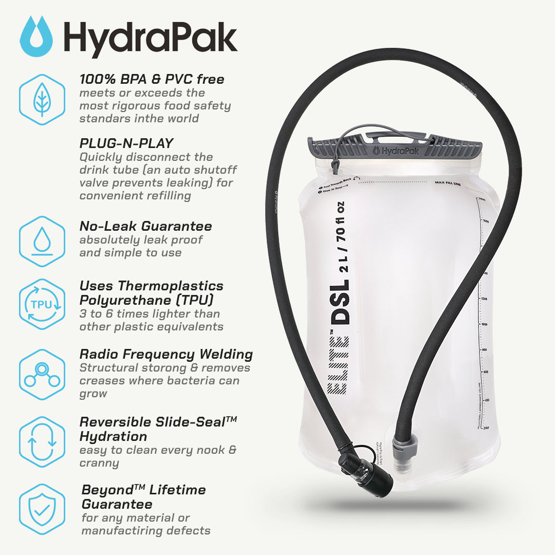 MARINE NEO V4 HYDRATION PACK WITH INCL. HYDRAPAK 2L BLADDER (BLACK)