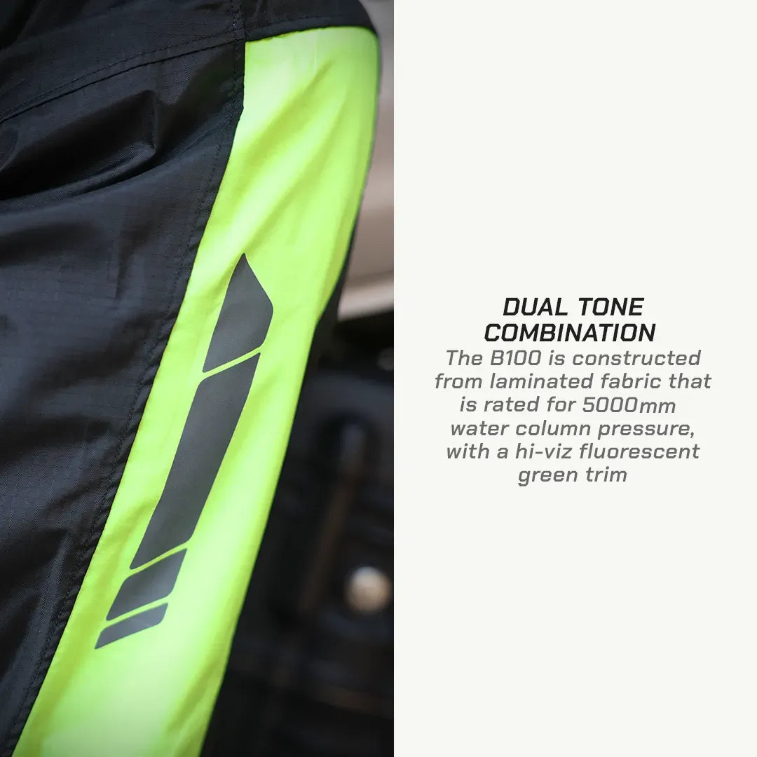 B100 Waterproof Motorcycle Rain Pants (2026)