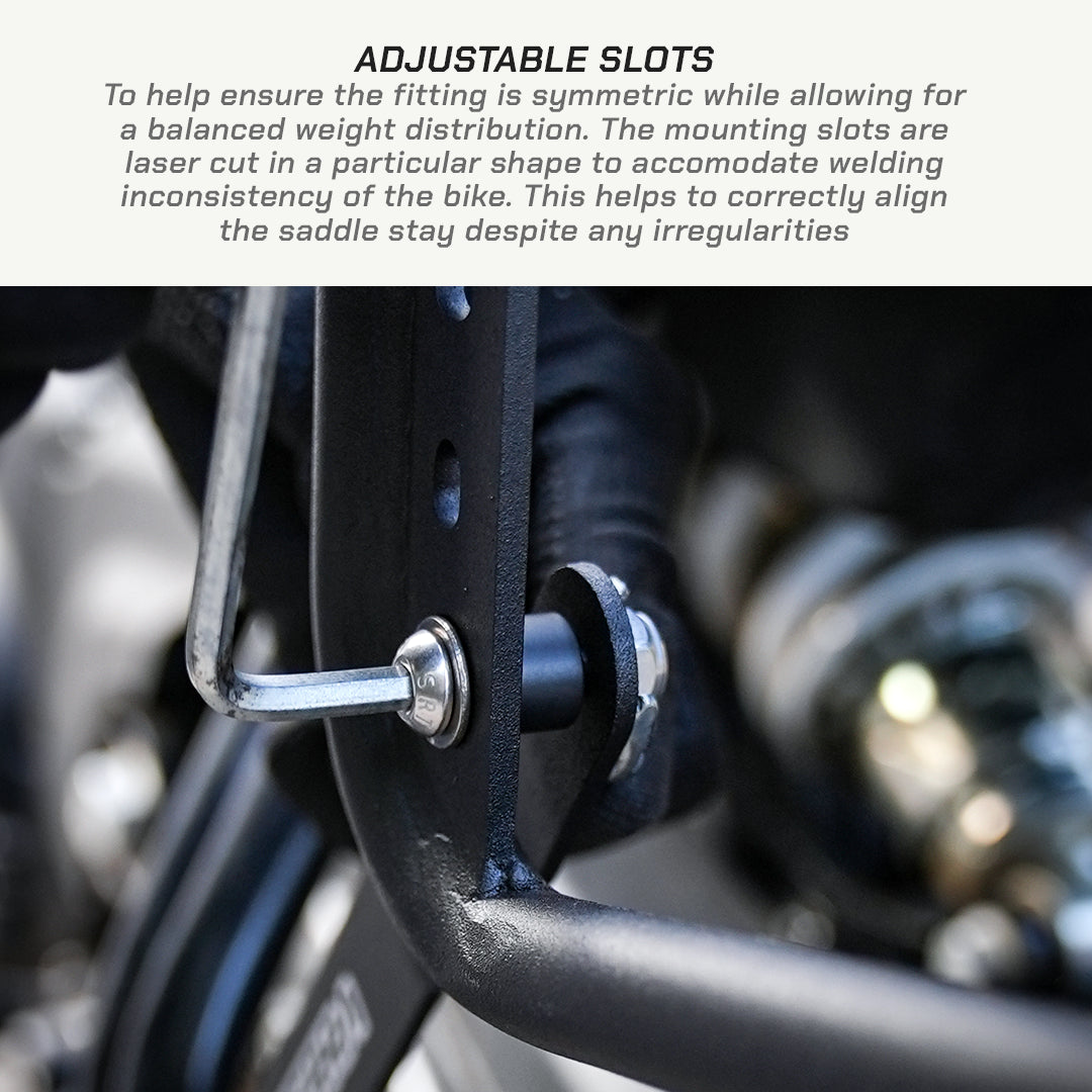 SADDLEBAG RACK – Royal Enfield Guerrilla 450 - 9