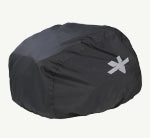 Raincover - 1 No.  Black motorcycle cover with a brand logo on a white background