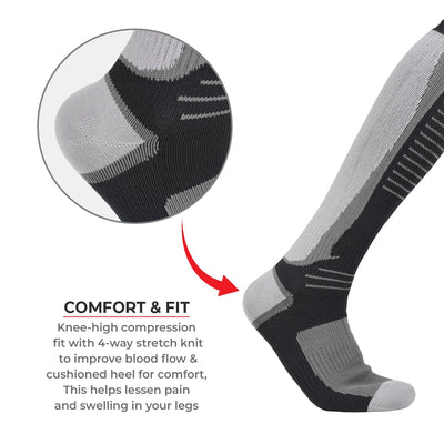 RANDY SUN – MERINO WOOL WATERPROOF KNEE HIGH SOCKS