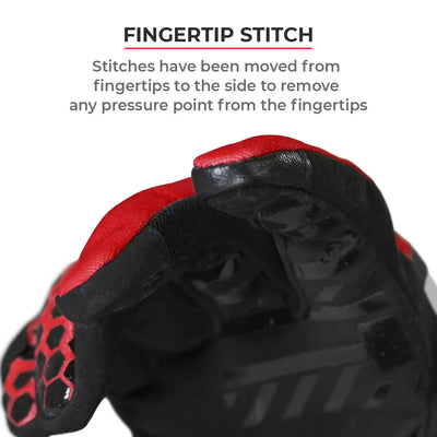 ViaTerra roost – offroad trail riding motorcycle gloves have fingertip stitch