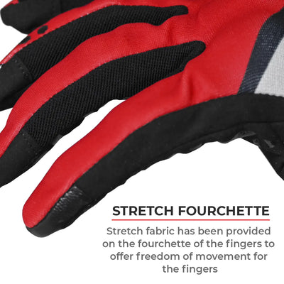 ViaTerra roost – offroad trail riding motorcycle gloves have stretch fourchette