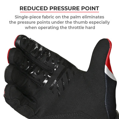 ViaTerra roost – offroad trail riding motorcycle gloves have reduce pressure point