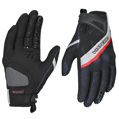 ViaTerra roost – offroad trail riding motorcycle gloves (black)