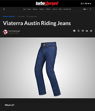 Turbocharged Reviews ViaTerra Austin Riding Jeans: Everyday Comfort with Built-In Protection