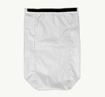 Seam Sealed Inner Liner - 1 No. White cotton briefs with a black waistband, shown flat against a light gray background.