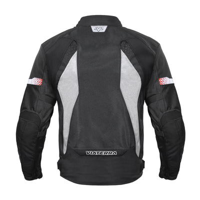 SPENCER – STREET MESH MOTORCYCLE RIDING JACKET WITH POWERTECTOR ARMOUR